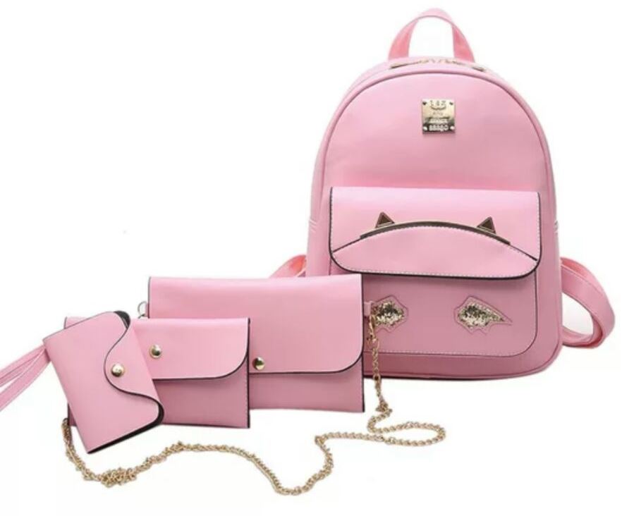 Rucsac dama roz 4 in 1 Tanya